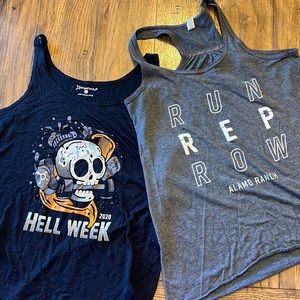 Orange theory hell week tank top